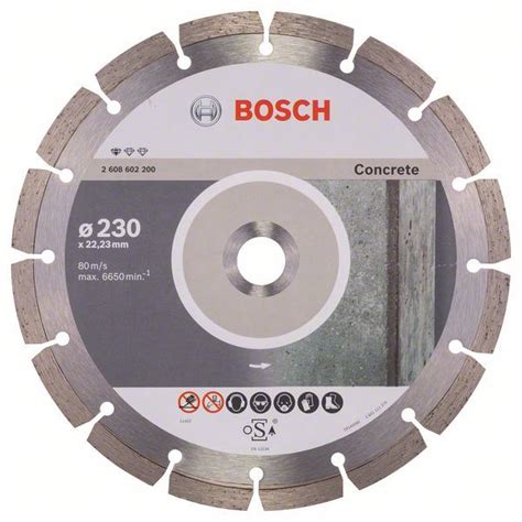 Алмазный отрезной круг по бетону Bosch Standard for Concrete 230x22 ...