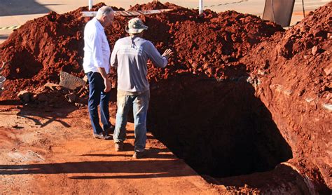 Obras De Drenagem Do Novo Acesso S Moreninhas Chegam A De Execu O