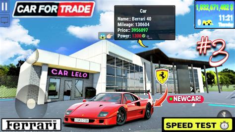 Car For Trade Saler Simulator New Car FERRARI F40 Speed Test