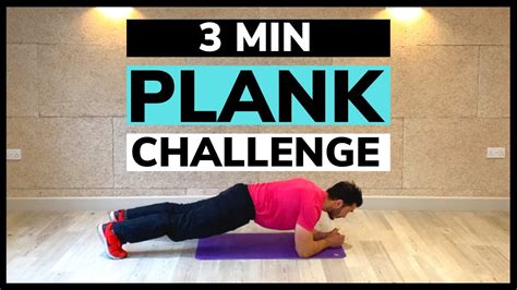 Minute Plank Challenge Quick Plank Workout Follow Along Youtube