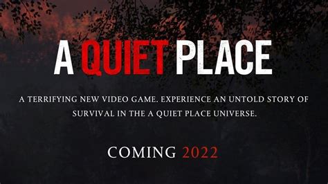 Um Jogo Quiet Place Foi Anunciado BR Atsit