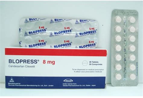 Blopress 8mg Tablets - Rosheta United Arab Emirates