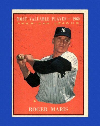 Topps Set Break Roger Maris Mvp Vg Vgex Gmcards Ebay