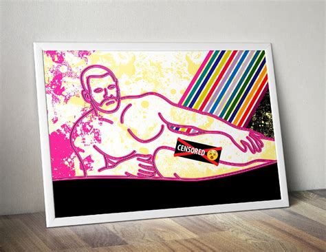 Sexy Gay Poster Etsy