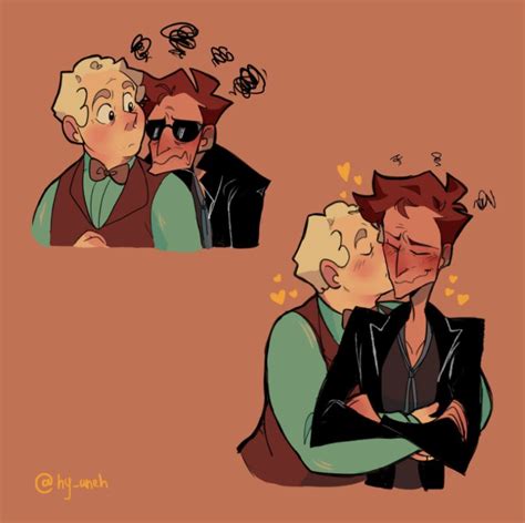 Post By Hg Aneh Images Good Omens Book Cute Gay Angels And Demons