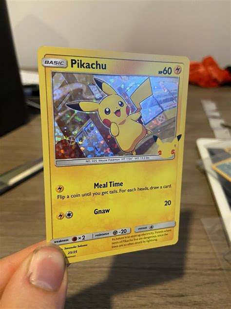 Mavin 2021 Pokémon Pikachu Holo McDonalds 25th Anniversary Promo