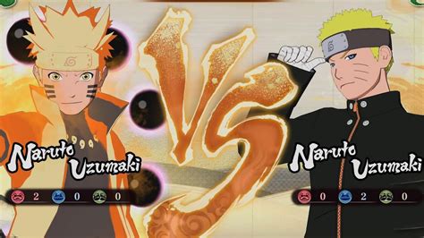 CPU Vs CPU Naruto Uzumaki Sage Of Six Paths Mode Vs Naruto Uzumaki