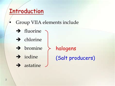 Ppt Characteristic Properties Of The Halogens Powerpoint Presentation