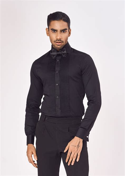 Black Tuxedo Shirt - Rulmaker.com