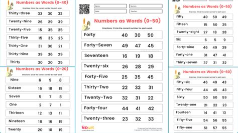 number words worksheets  grade  grade sight word worksheets