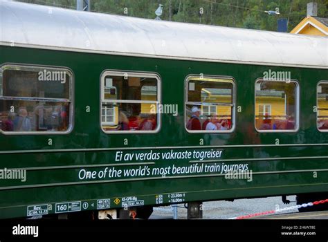 Railway Carriage In Norway Proclaiming One Of The Worlds Most