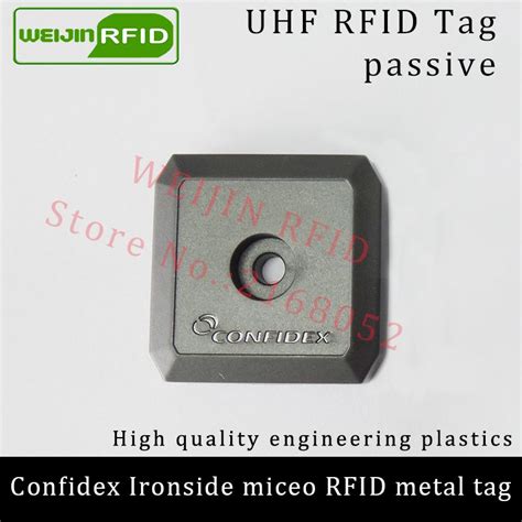 UHF RFID Anti Metal Tag Confidex Ironside Mirco 915m 868mhz Impinj