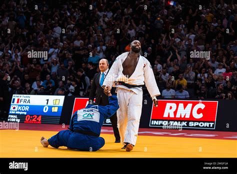 Teddy RINER FRA a remporté la médaille d or face à Minjong KIM KOR