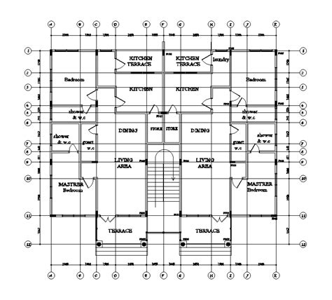 Column Callouts Floor Plan