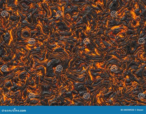 solidified lava texture  eruption volcano stock illustration