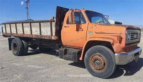 1975 Chevy C60 2 Ton Truck W Dump Bed Live And Online Auctions On