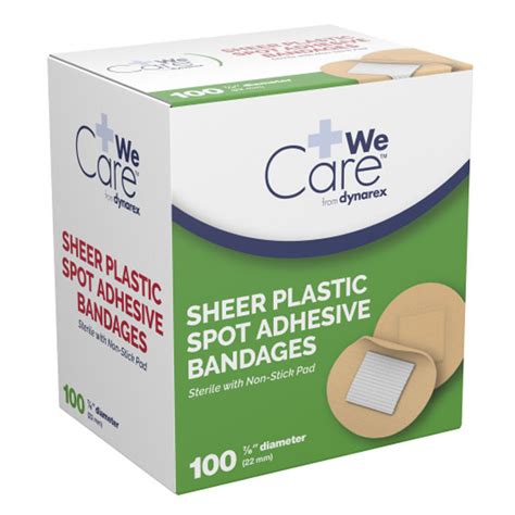 Dynarex Sheer Spot Bandages Coast Biomedical Equipment