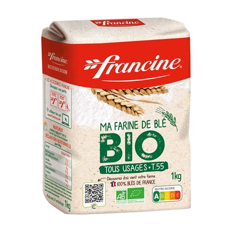 Farine De Blé Biologique Multi Usages T55 10 X 1kg Bakery