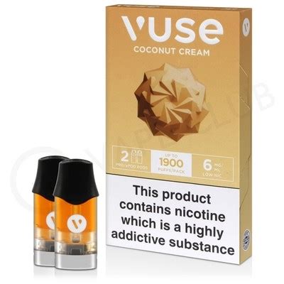 Coconut Cream Vuse Nic Salt Epod Pack Of Two