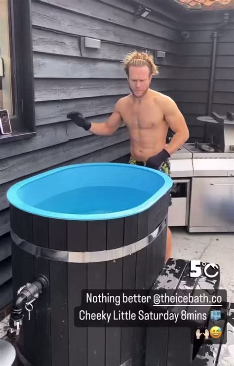 Cheeky Celebs On Twitter Olly Murs Takes An Ice Bath Looking Ripped