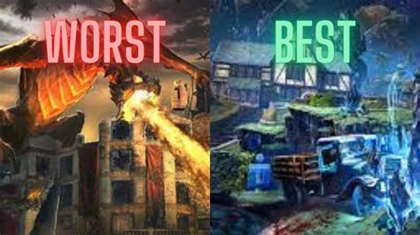 Ranking Every Bo3 Zombies Map From Worst To Best Youtube