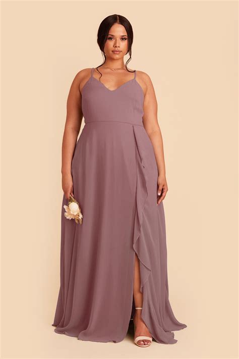 Dark Mauve Bridesmaid Dresses Birdy Grey