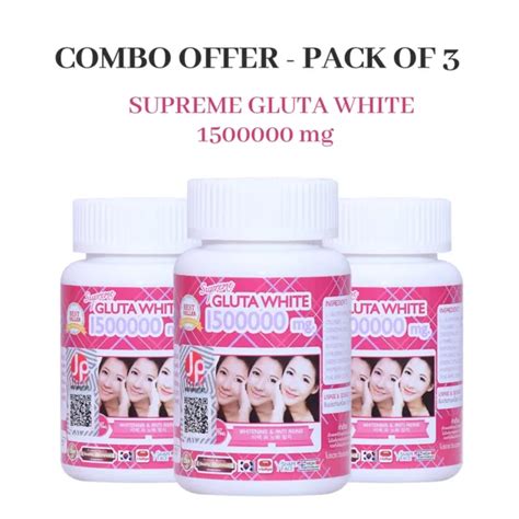 X Supreme Gluta White Mg Glutathione Skin Whitening Softgel