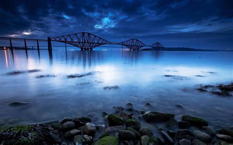 Scotland The Forth Bridge Landscape Mac Wallpaper Download | AllMacWallpaper