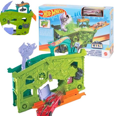 Tor Samochodowy Hot Wheels Gara Duch W City Ghost Duchy Warsztat Cena Opinie