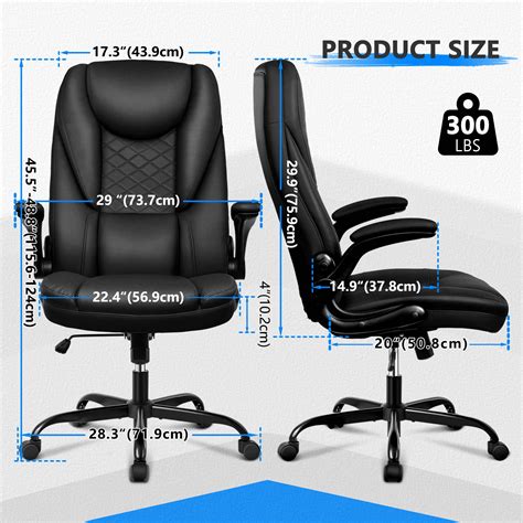 Coolhut Office Chair, Executive Office Chair Big and Tall Office Chair ...