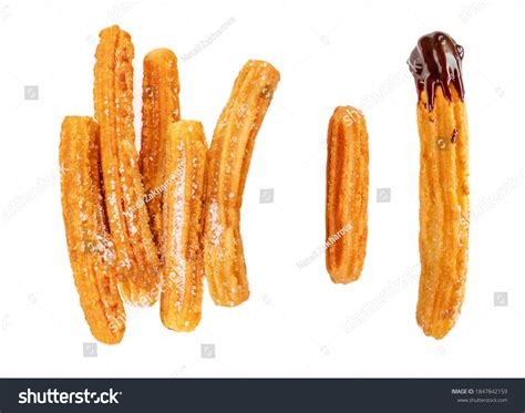 Churro Isolated On White Background Foto Stock 1847842159 Shutterstock