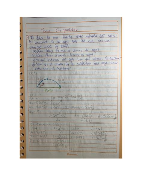 Fisica - Tiro Parabolico | PDF