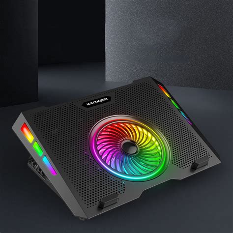 Ice Coorel A Laptop Cooling Pads Fans Rgb Lighting Gear Height