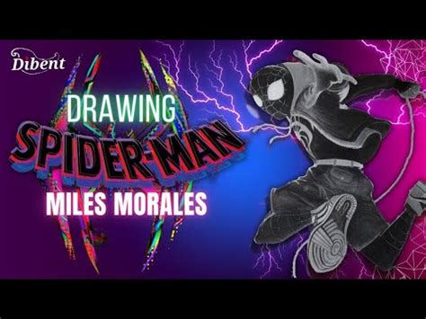 Realistic Drawing Of Spider Man Miles Morales Spider Verse Marval