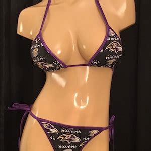 Sexy Raven In Bikini Etsy