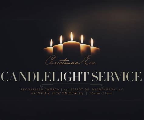 Christmas Eve Candlelight Service At Brookfield Church Life 905