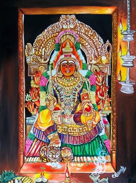 Sri Mariamman Temple Drawing