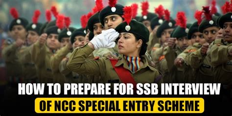 How To Prepare For Ssb Interview Of Ncc Special Entry Scheme