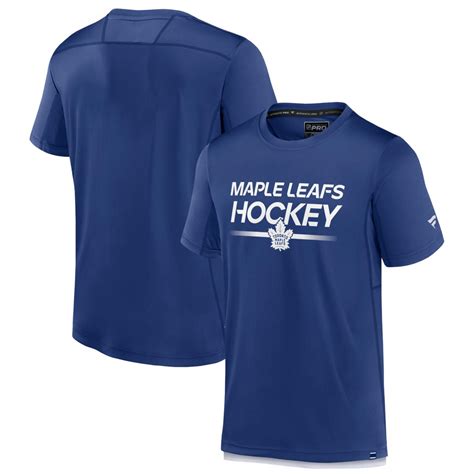 Mens Fanatics Branded Blue Toronto Maple Leafs Authentic Pro Tech T