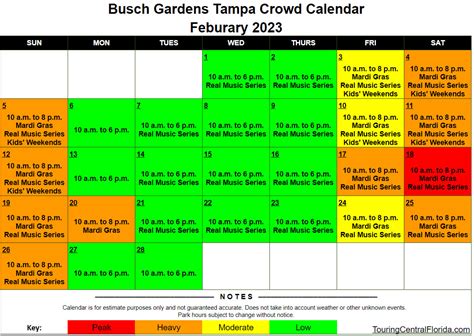 Busch Gardens Fun Card Blackout Dates 2024