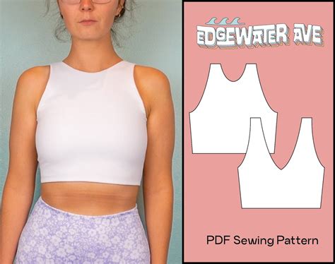 DIY 4 In 1 Reversible Bikini Top Avery Top PDF Sewing Pattern Etsy