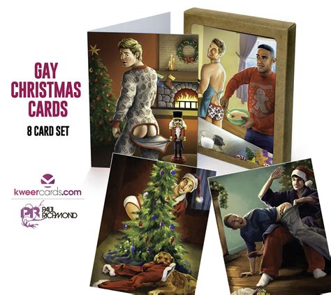Gay Christmas Card Set Holiday LGBTQ By Paul Richmond Etsy