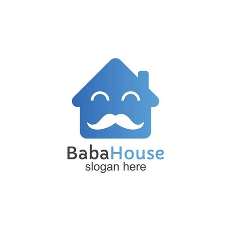 Baba House Logo Design 17075016 Vector Art At Vecteezy