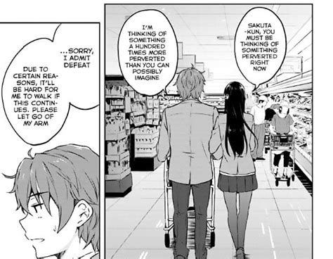 Bunny Girl Senpai Manga Panels