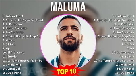 M A L U M A MIX 30 Maiores Sucessos 2010s Music Top Latin Pop