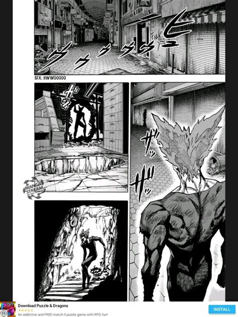 One Punch Man Vs Garou Manga Panels