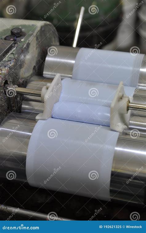 Preparing Printers Ink On A Triple Roll Mill Stock Image Image Of