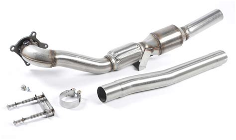 Descente Turbo Downpipe Cata Sport Race Milltek VW Scirocco R Inox