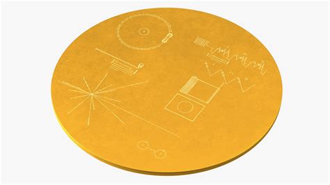 3d Voyager Golden Record Model Turbosquid 2175163