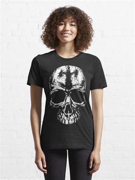 Painted Skull Essential T Shirt For Sale By Chris Wahl Redbubble